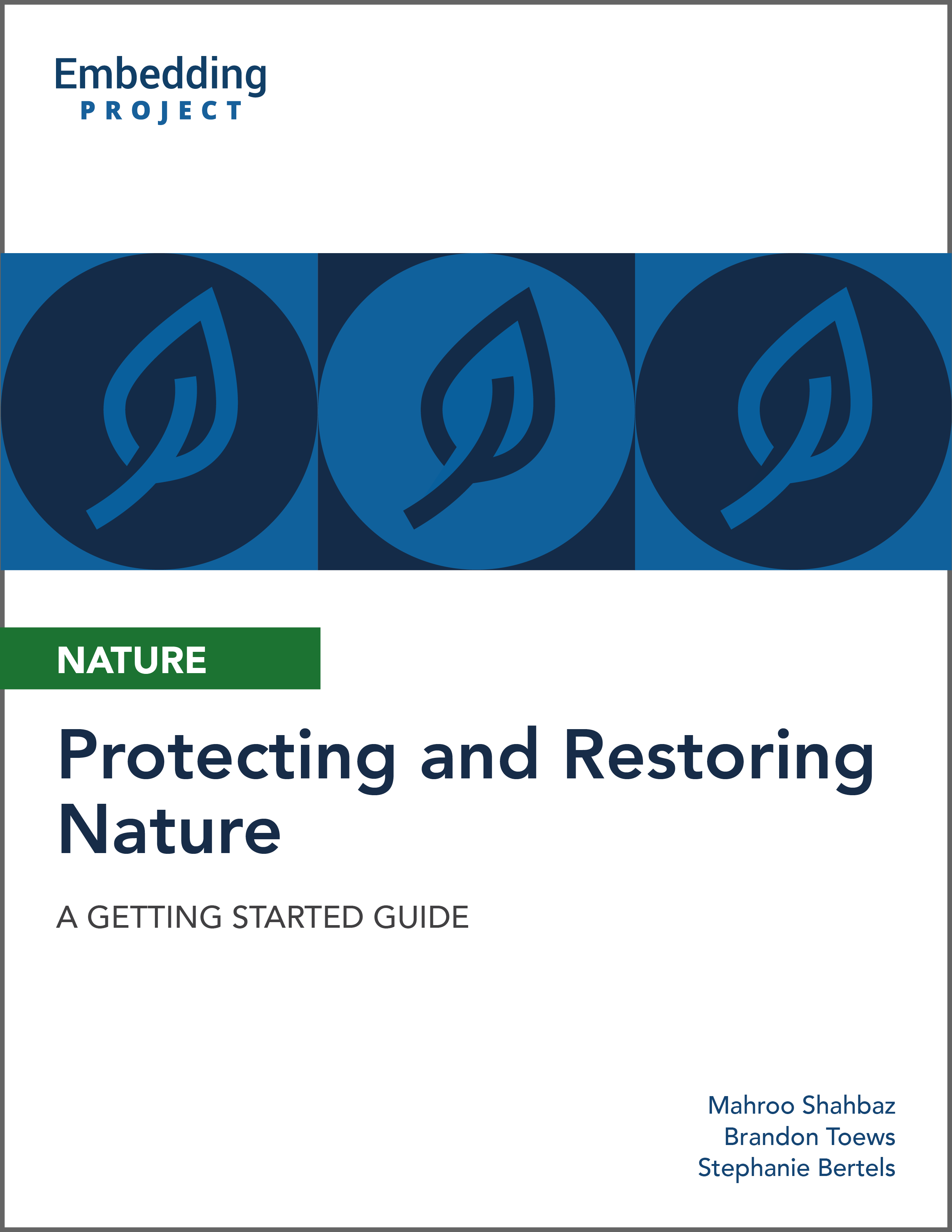 Protecting and Restoring Nature: A Getting Started Guide cover