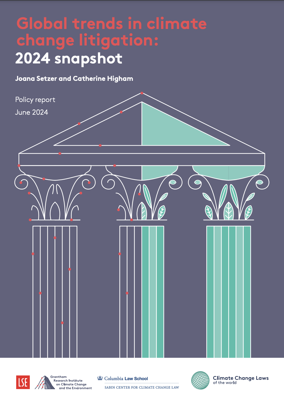 Global trends in climate change litigation: 2024 snapshot cover