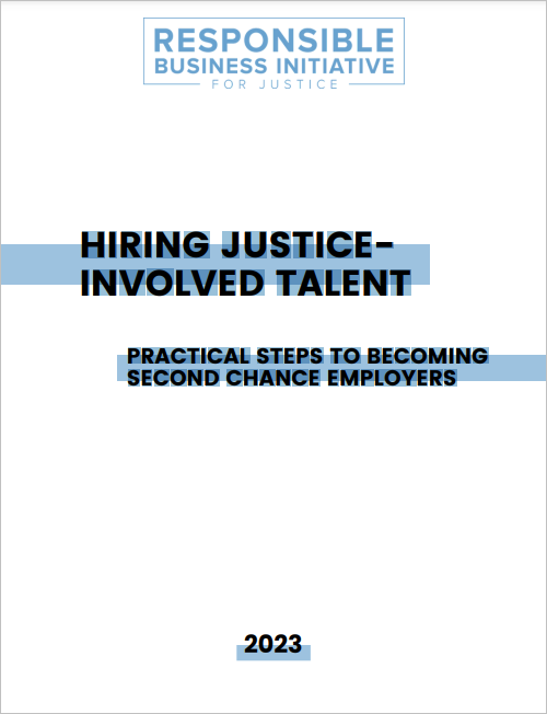 Hiring Justice-Involved Talent: Practical Steps to Becoming Second Chance Employers cover