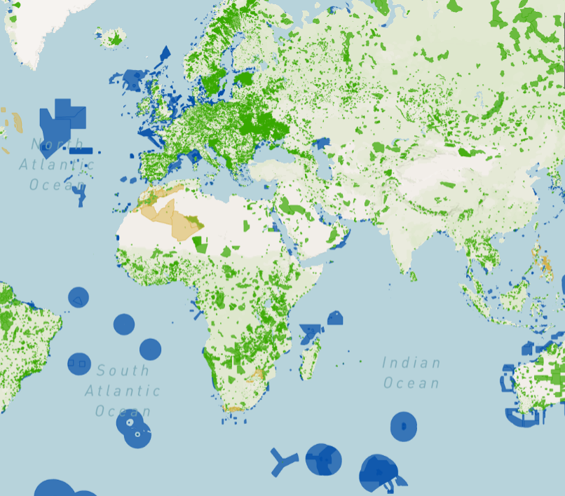 Protected Planet: Discover the world's protected and conserved areas cover