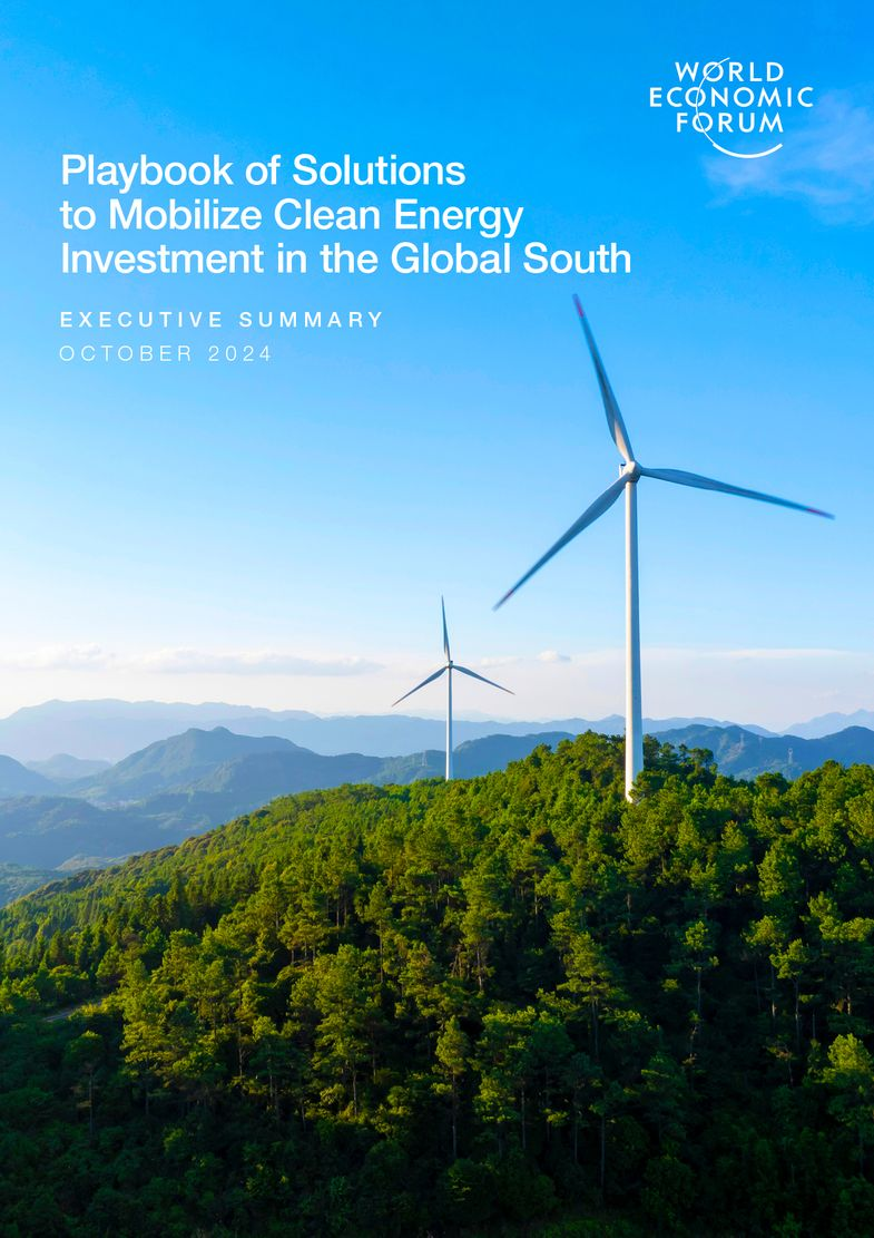 Playbook of Solutions To Mobilize Clean Energy Investment in the Global South cover