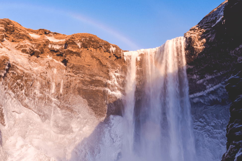 waterfall cliff