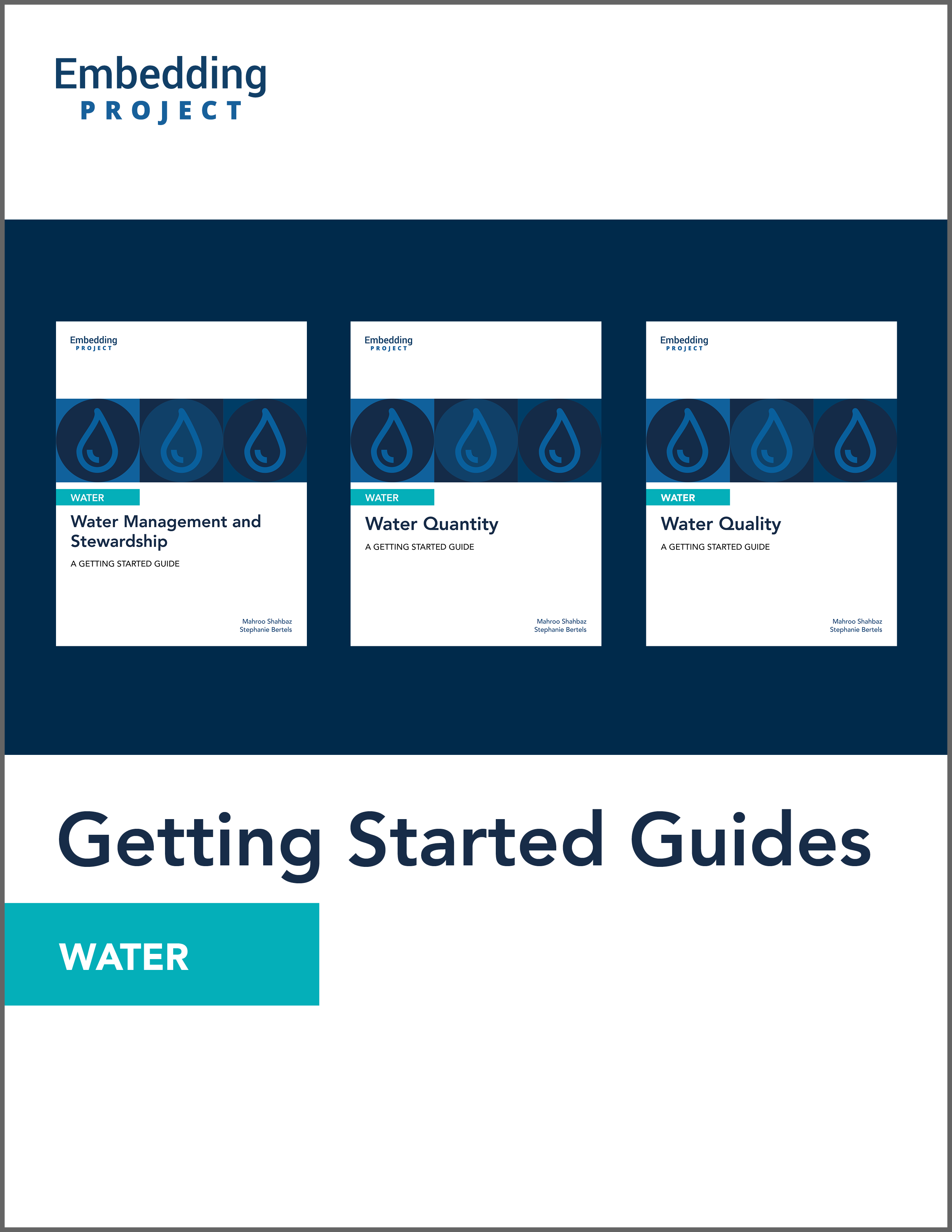 Getting Started Guides: Water cover