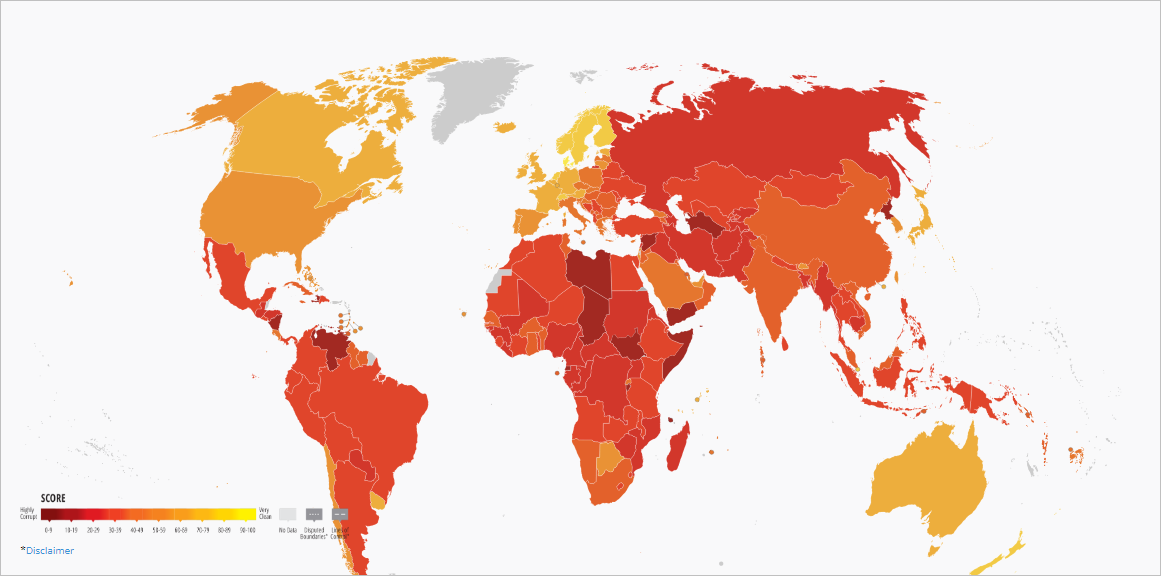Corruption Perceptions Index 2022 cover