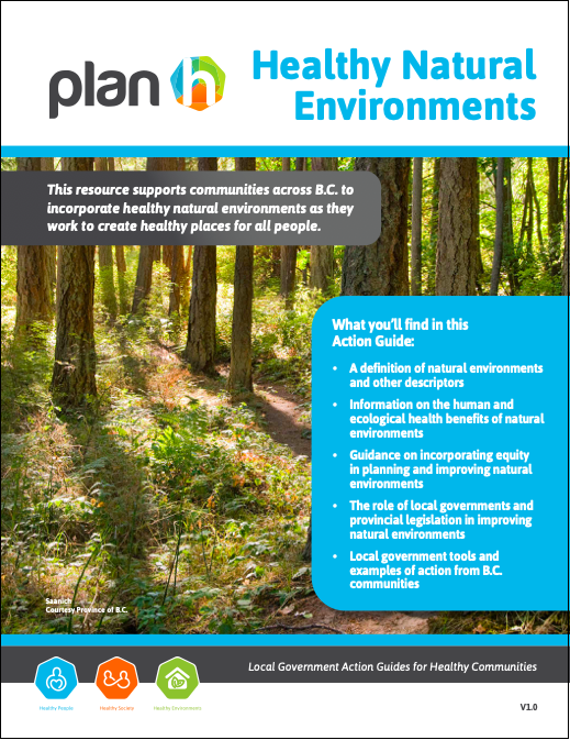 Plan H - Healthy Natural Environments cover