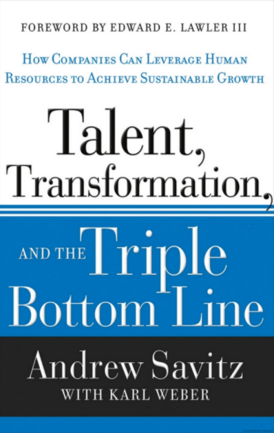 Talent, Transformation, and the Triple Bottom Line cover