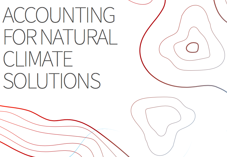 Accounting for Natural Climate Solutions Guidance cover