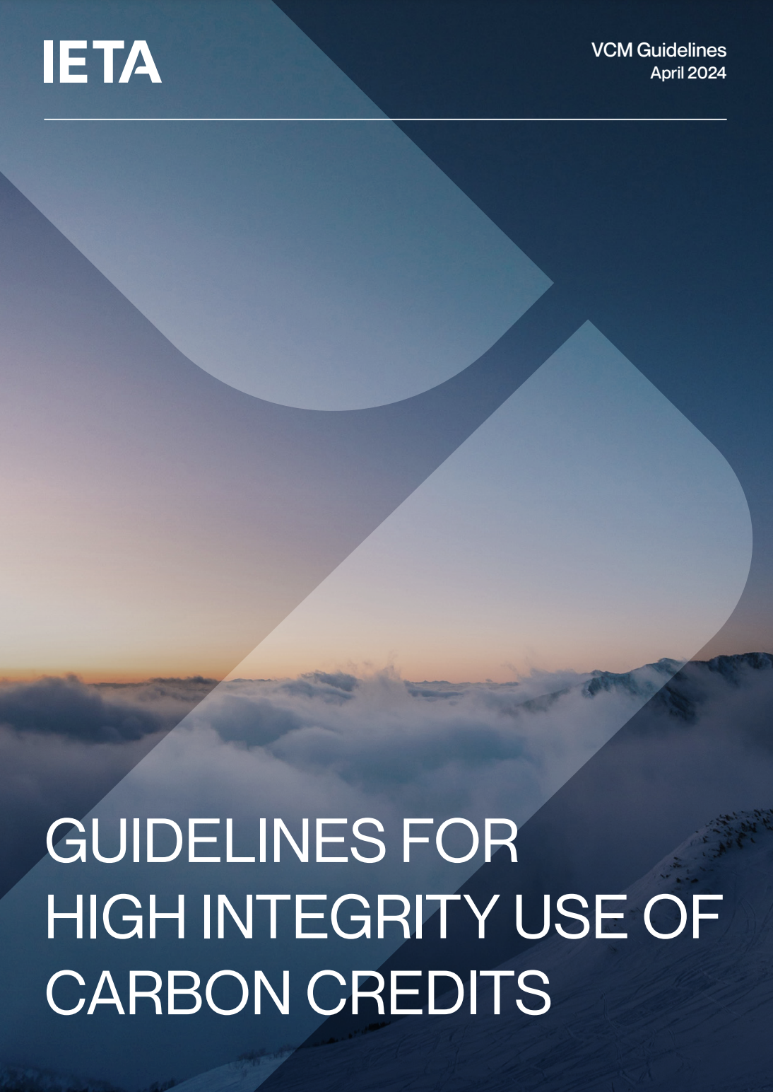 Guidelines for High Integrity Use of Carbon Credits cover