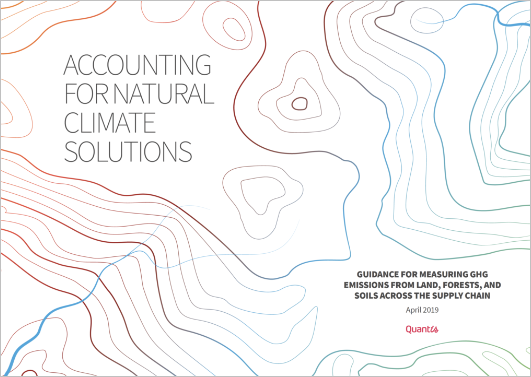 Accounting for Natural Climate Solutions Guidance cover