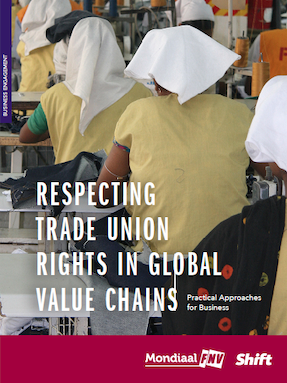 Respecting Trade Union Rights in Global Value Chains: Practical Approaches for Business cover