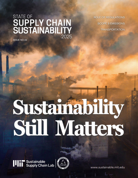 2025 State of Supply Chain Sustainability Report cover