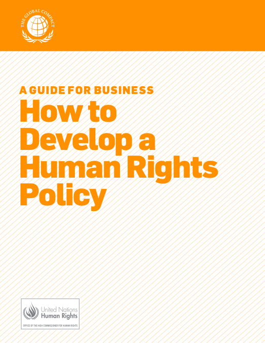 A Guide for Business: How to Develop a Human Rights Policy cover