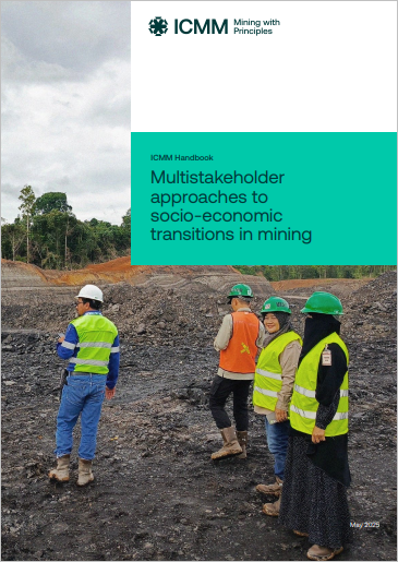 Multistakeholder approaches to socio-economic transitions in mining cover