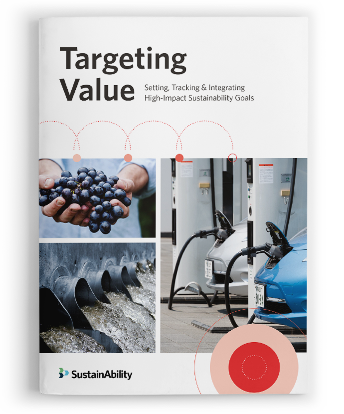 Targeting Value: Setting, Tracking & Integrating High-Impact Sustainability Goals cover