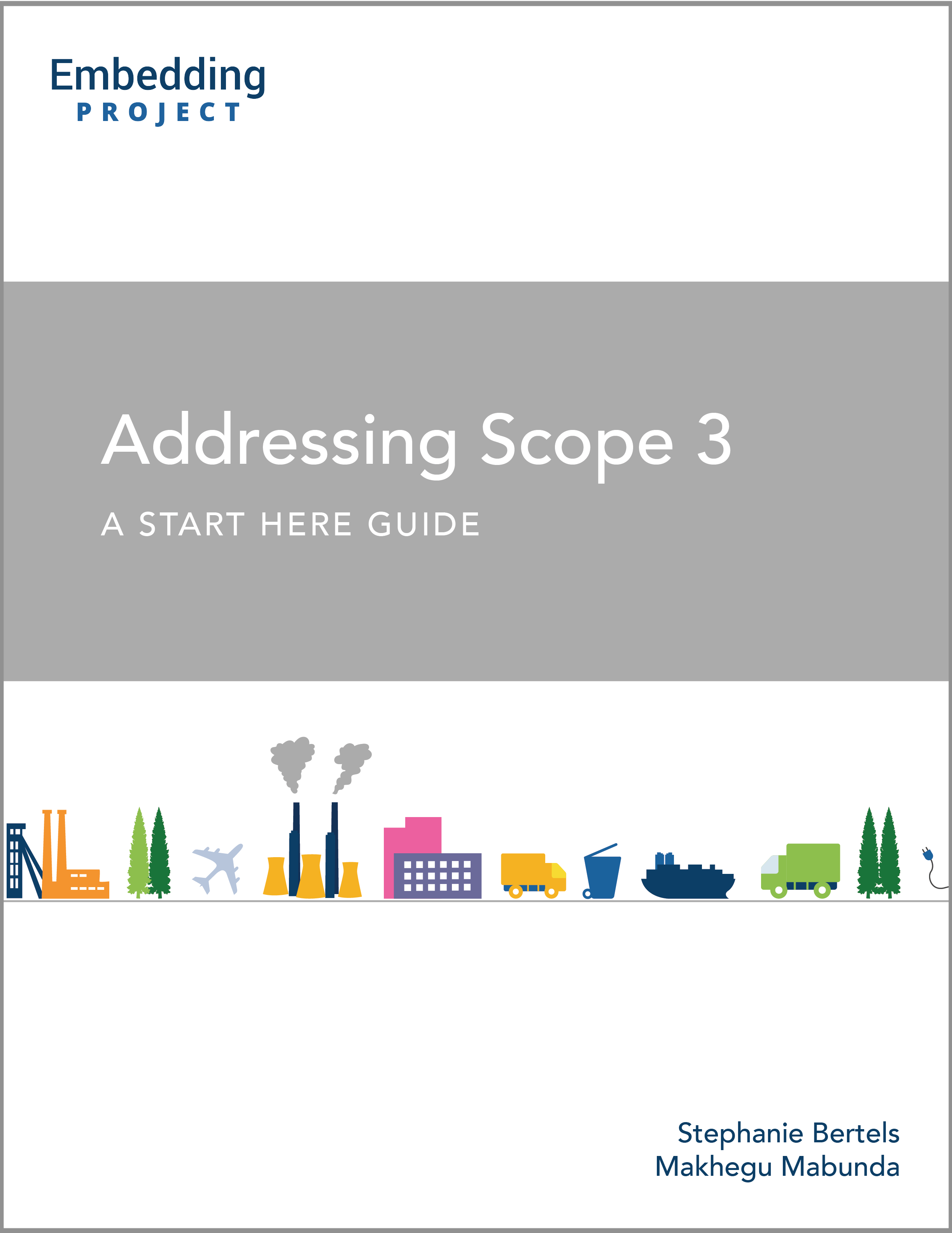 Addressing Scope 3: A Start Here Guide cover