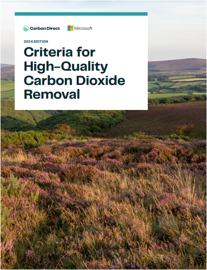 Criteria for High-Quality Carbon Dioxide Removal cover