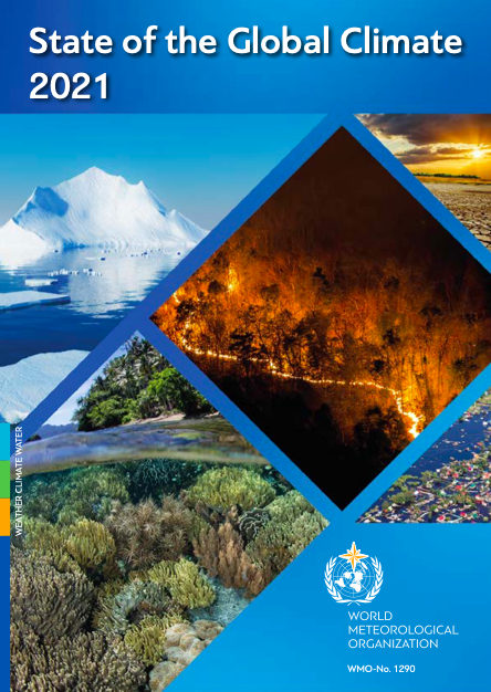 State of the Global Climate 2021 cover