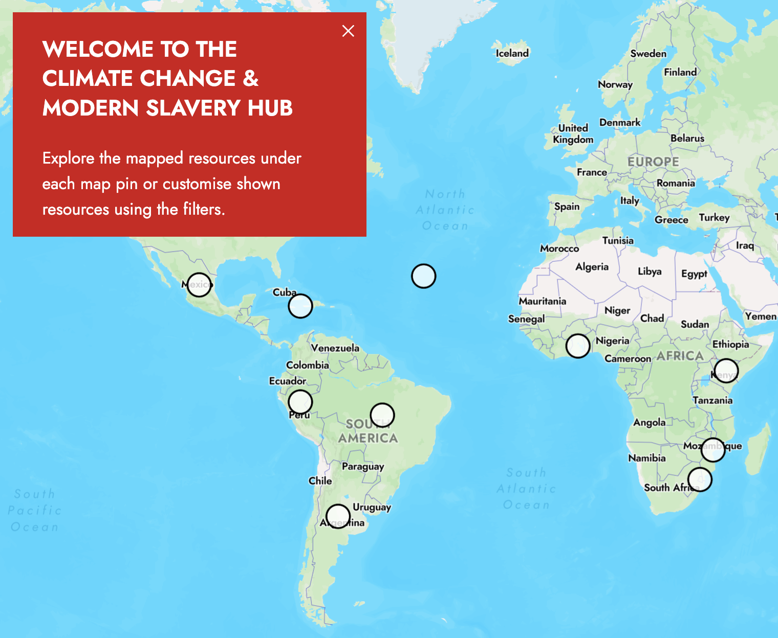 Climate Change & Modern Slavery Hub cover