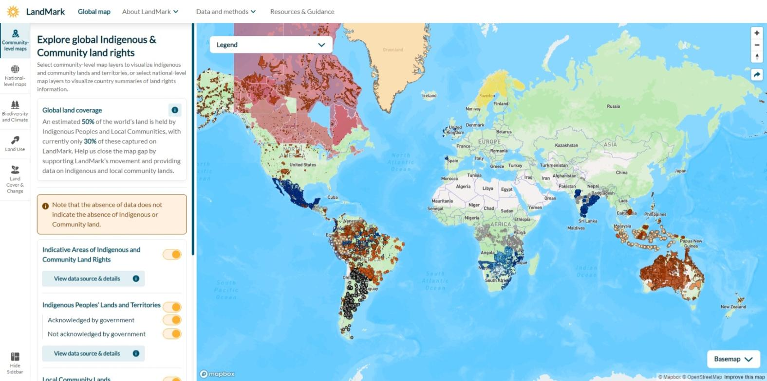 LandMark: Global Platform of Indigenous & Community Lands cover