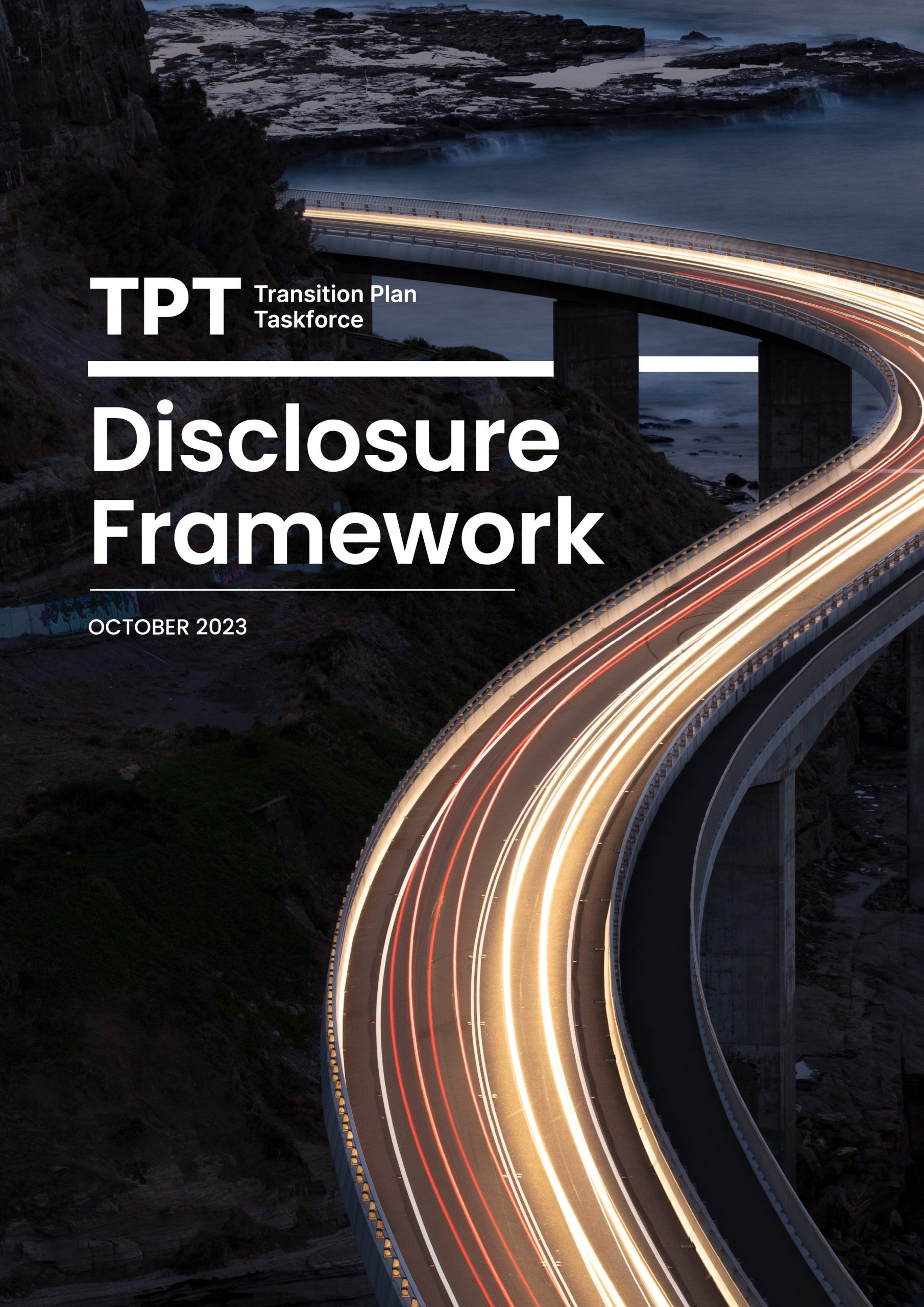 The TPT Disclosure Framework cover