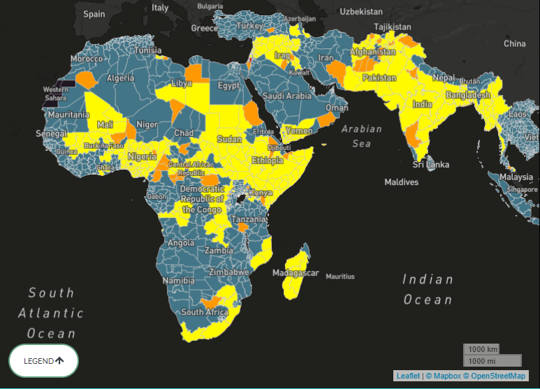 Water, Peace and Security Map cover