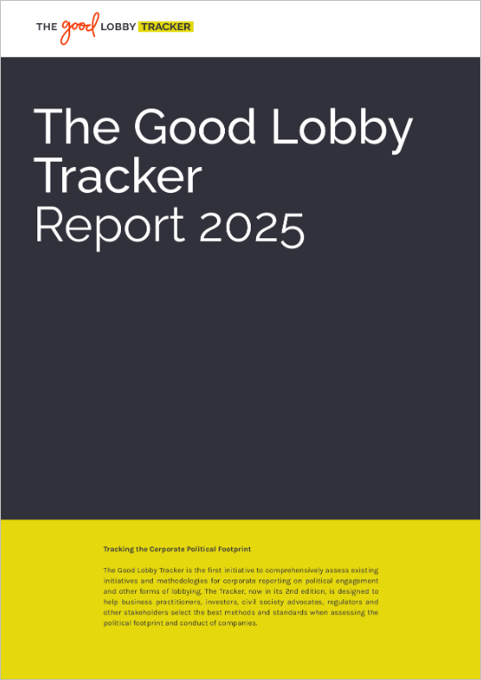 The Good Lobby Tracker cover