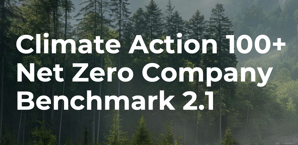 Climate Action 100+ Net Zero Benchmark cover