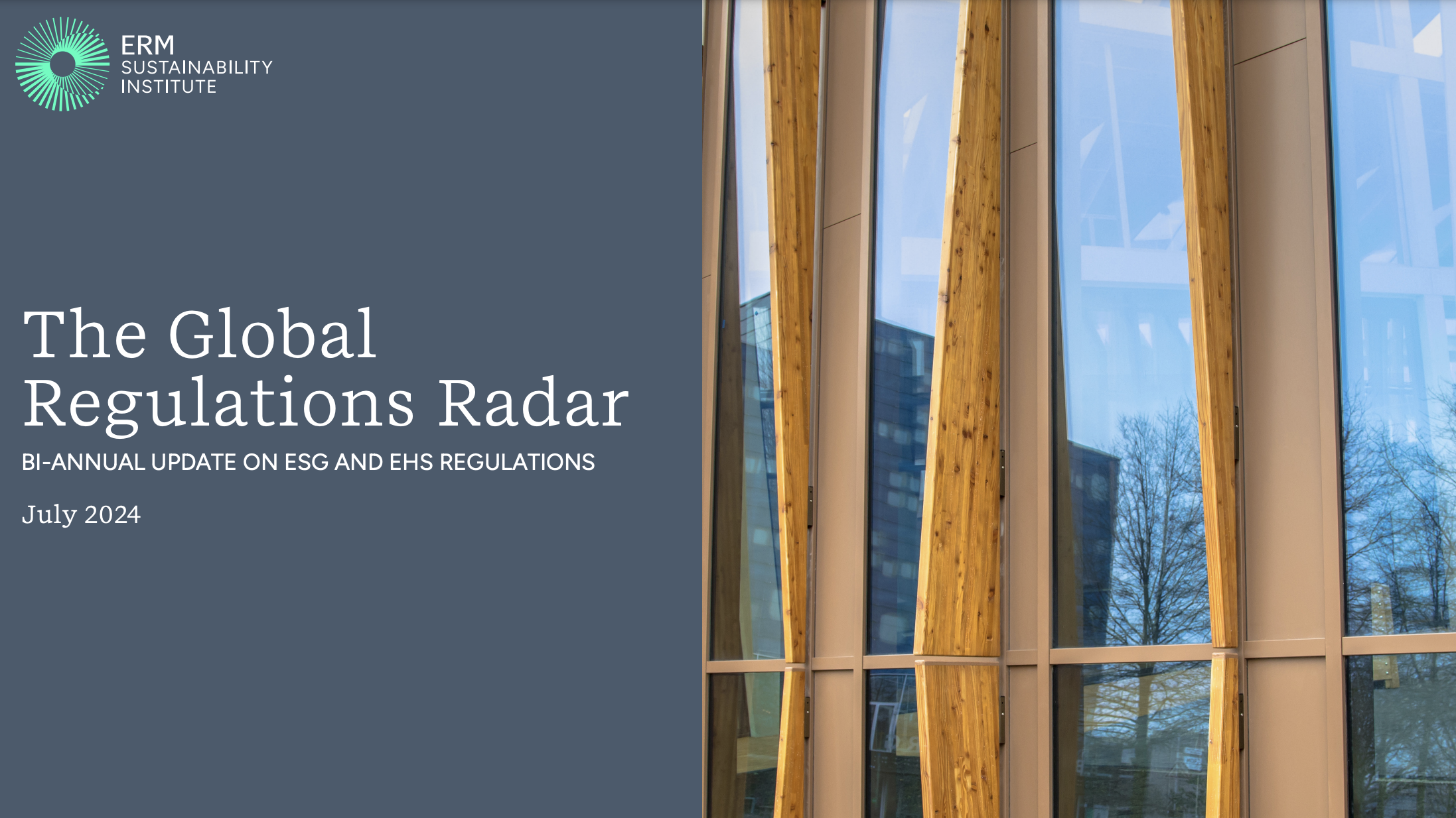 The Global Regulations Radar: Bi-Annual Update on ESG and EHS Regulations cover