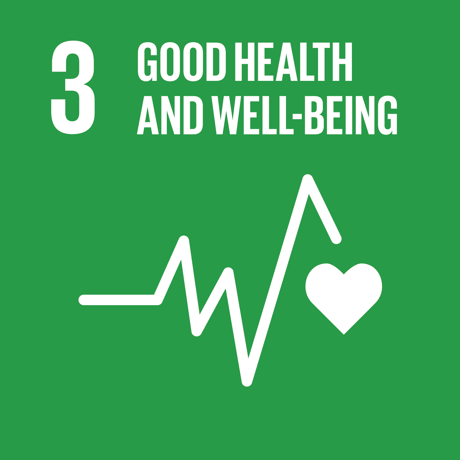 Sustainable Development Goal #3 - Ensure healthy lives and promote well-being for all at all ages cover