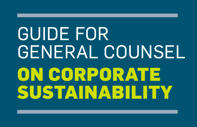 Guide for General Counsel on Corporate Sustainability cover