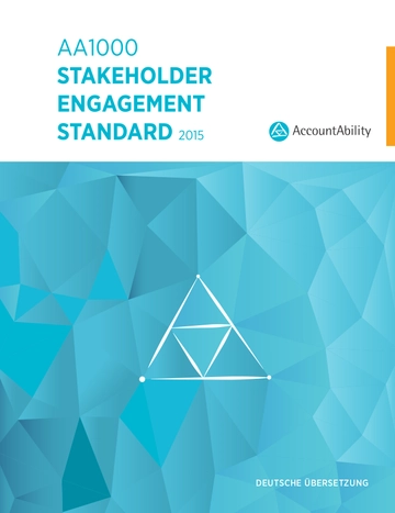 AA1000 Stakeholder Engagement Standard cover