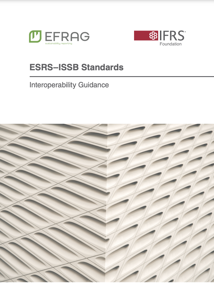 ESRS–ISSB Standards: Interoperability Guidance cover