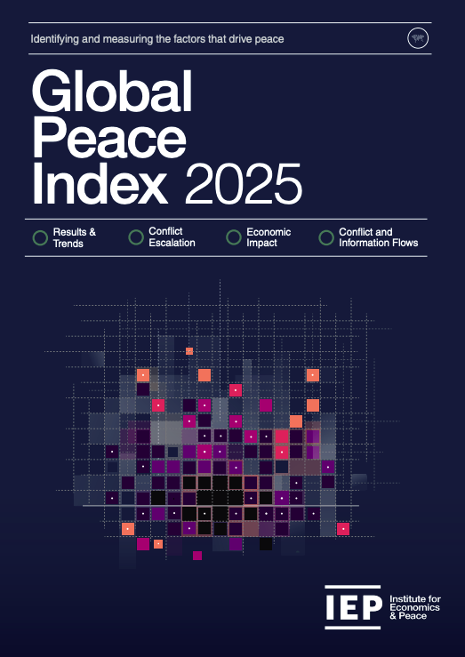 Global Peace Index 2025 cover