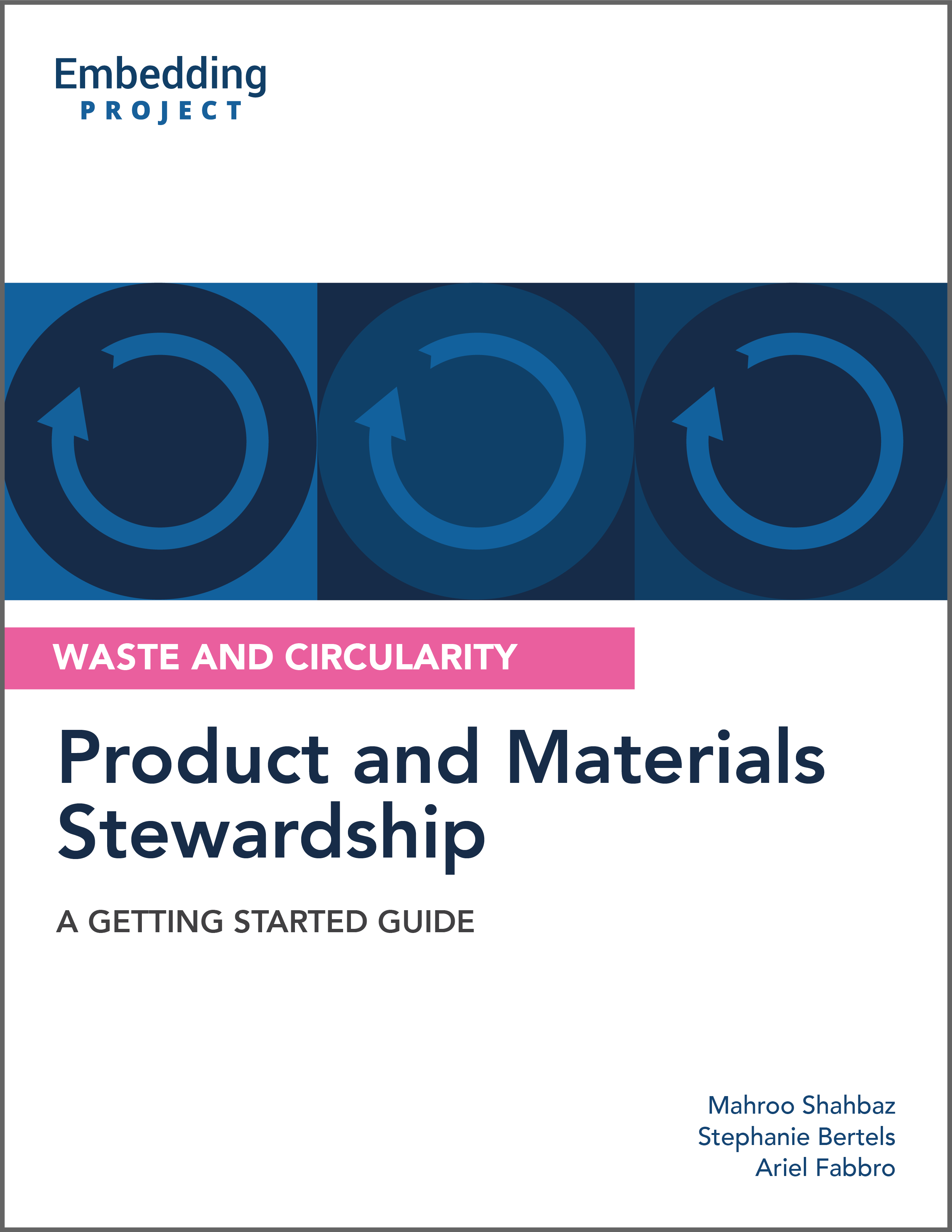 Product and Materials Stewardship: A Getting Started Guide cover