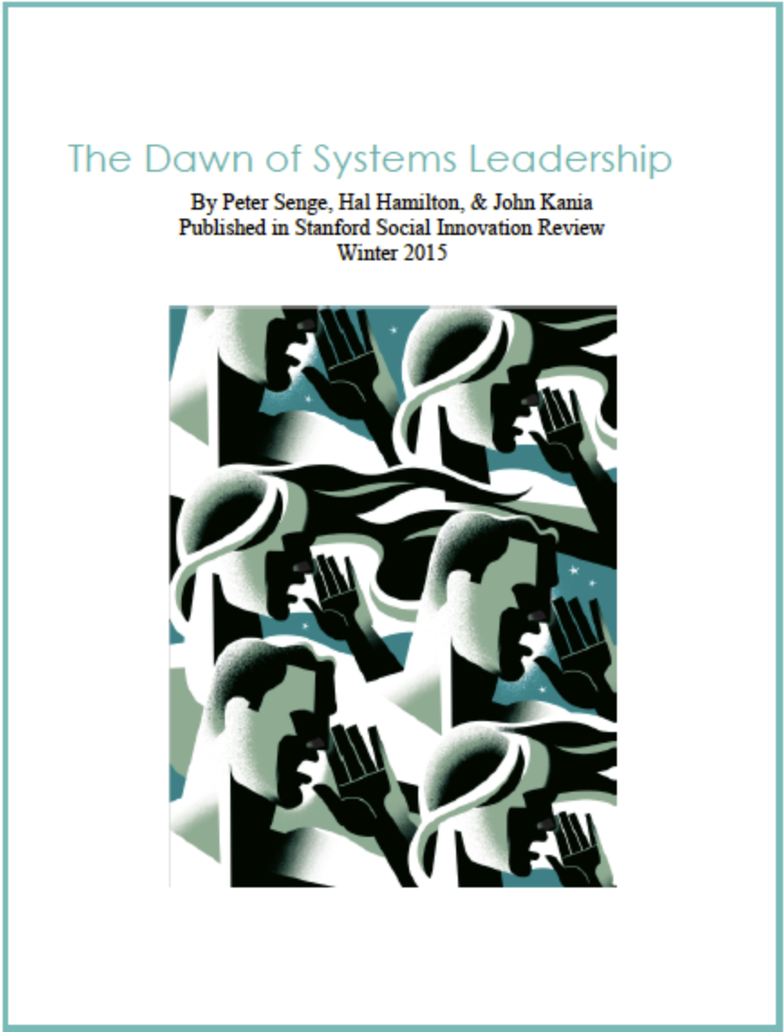 The Dawn of Systems Leadership cover