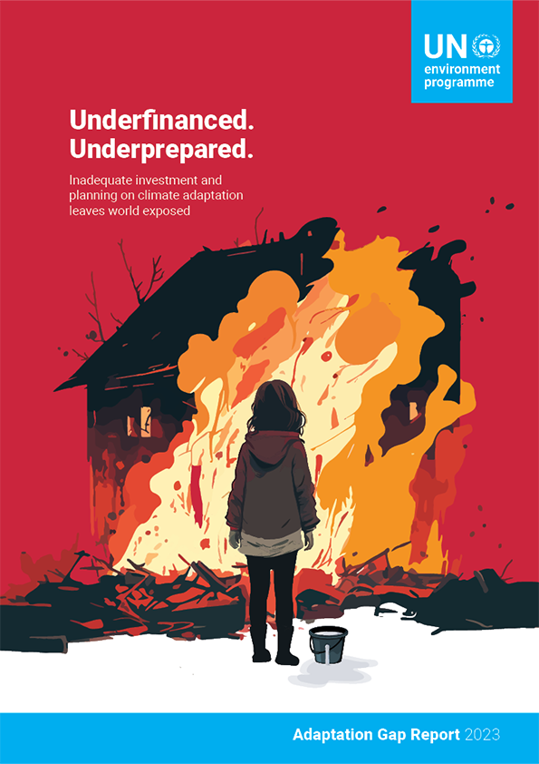 Adaptation Gap Report 2023: Underfinanced. Underprepared. cover