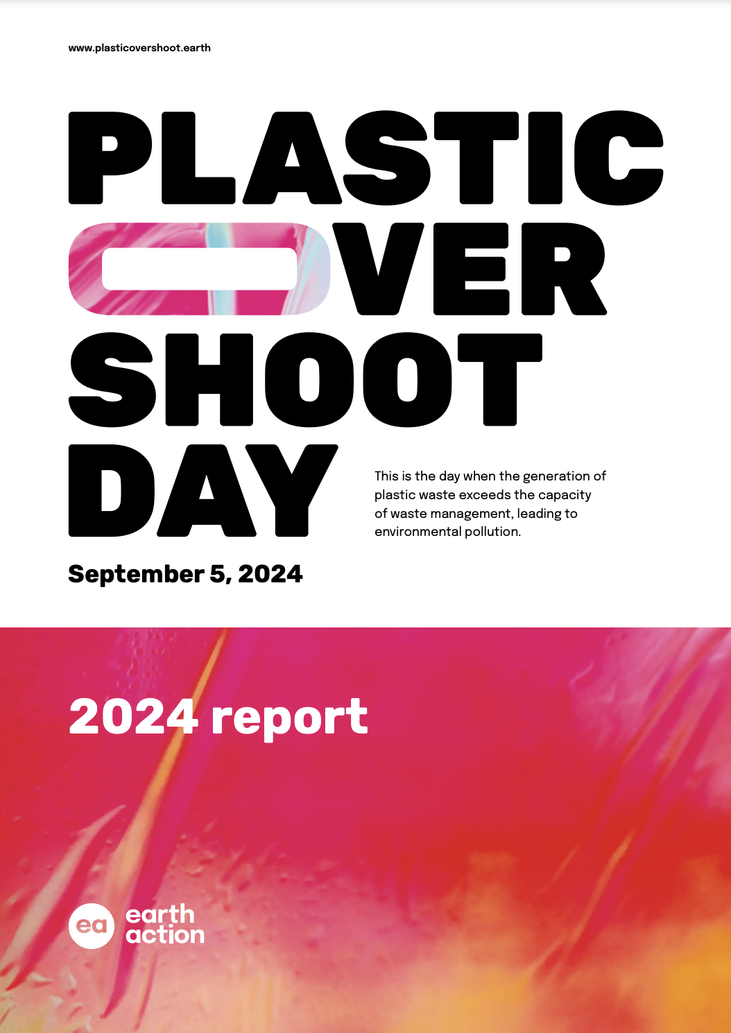 Plastic Overshoot Day 2024 Report cover