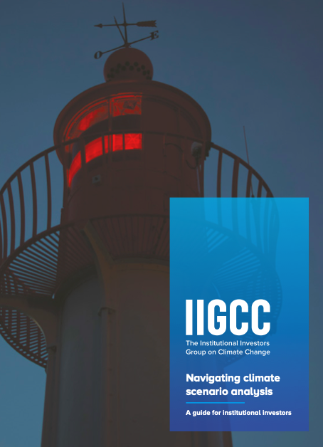 Navigating climate scenario analysis: A guide for institutional investors cover