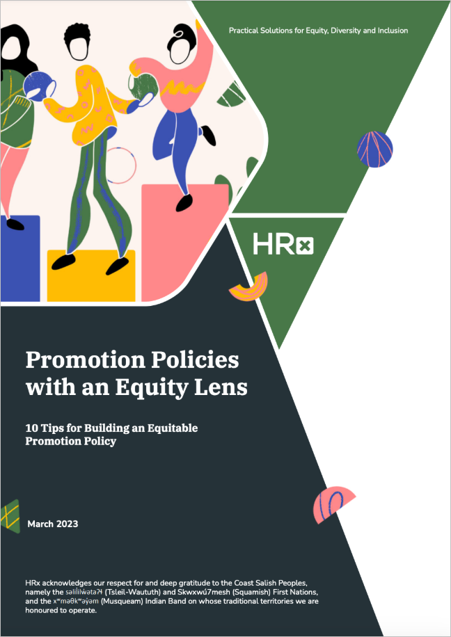 Promotion Policies with an Equity Lens: 10 Tips for Building an Equitable Promotion Policy cover