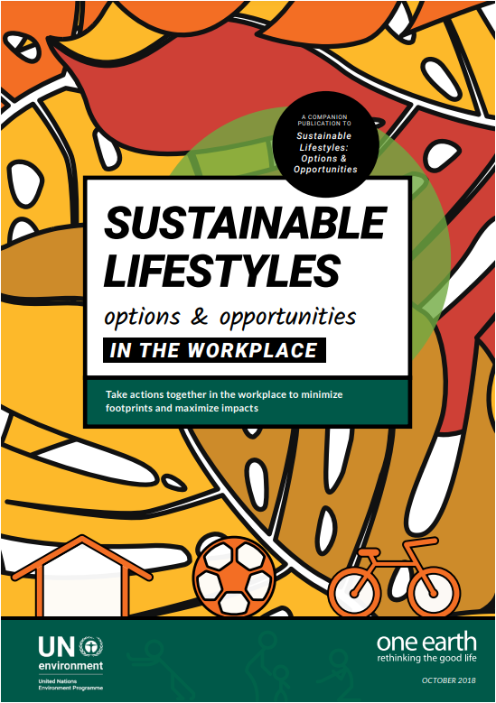 Sustainable Lifestyles: options & opportunities in the workplace cover