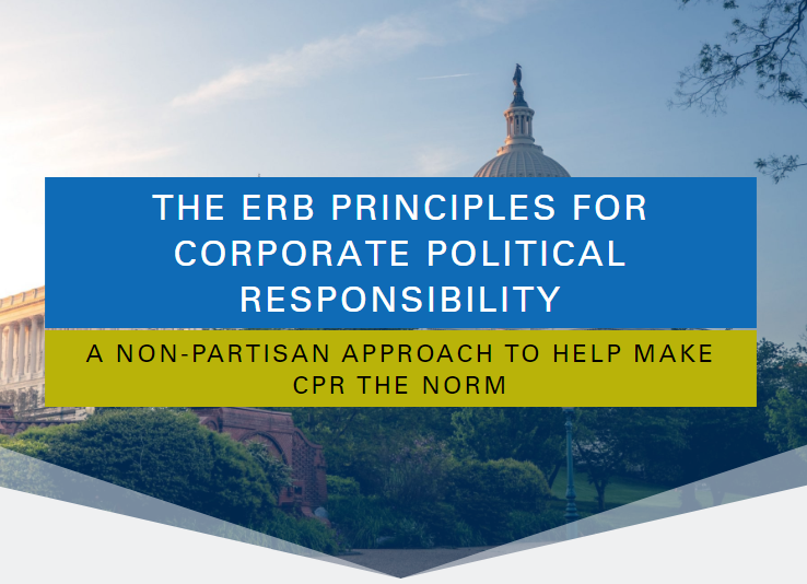 The Erb Principles for Corporate Political Responsibility cover