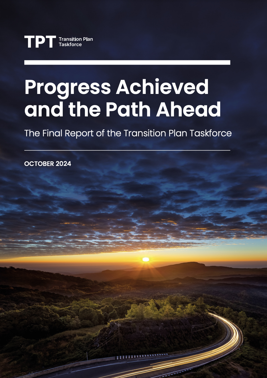 Progress Achieved and the Path Ahead: The Final Report of the Transition Plan Taskforce cover