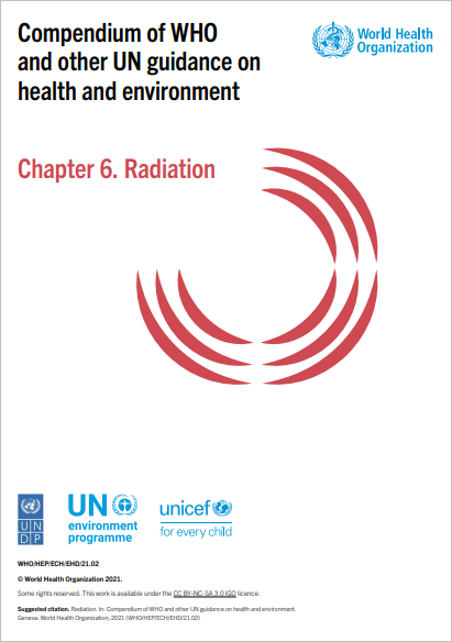 Compendium of WHO and other UN guidance on health and environment - Radiation cover