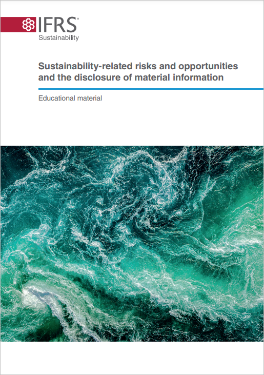 Sustainability-related risks and opportunities and the disclosure of material information cover