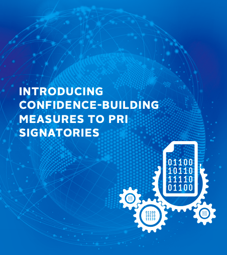 Introducing Confidence-Building Measures to PRI Signatories cover