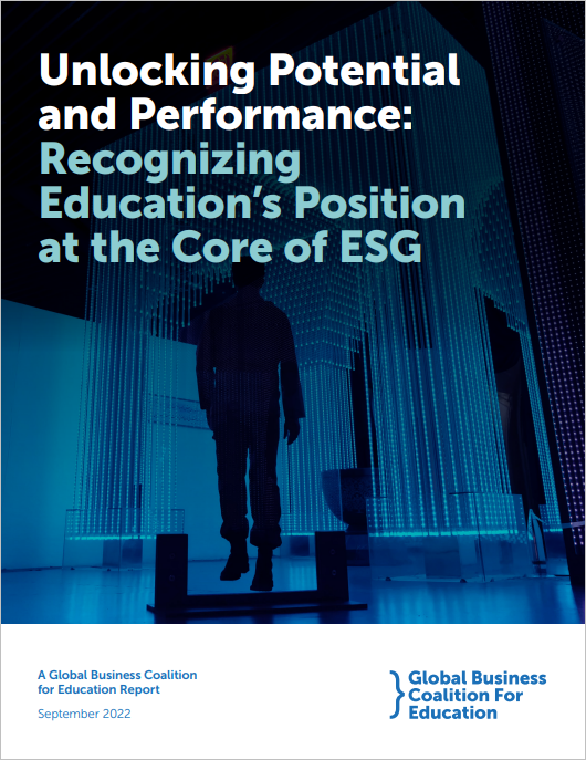 Unlocking Potential and Performance: Recognizing Education’s Position at the Core of ESG cover