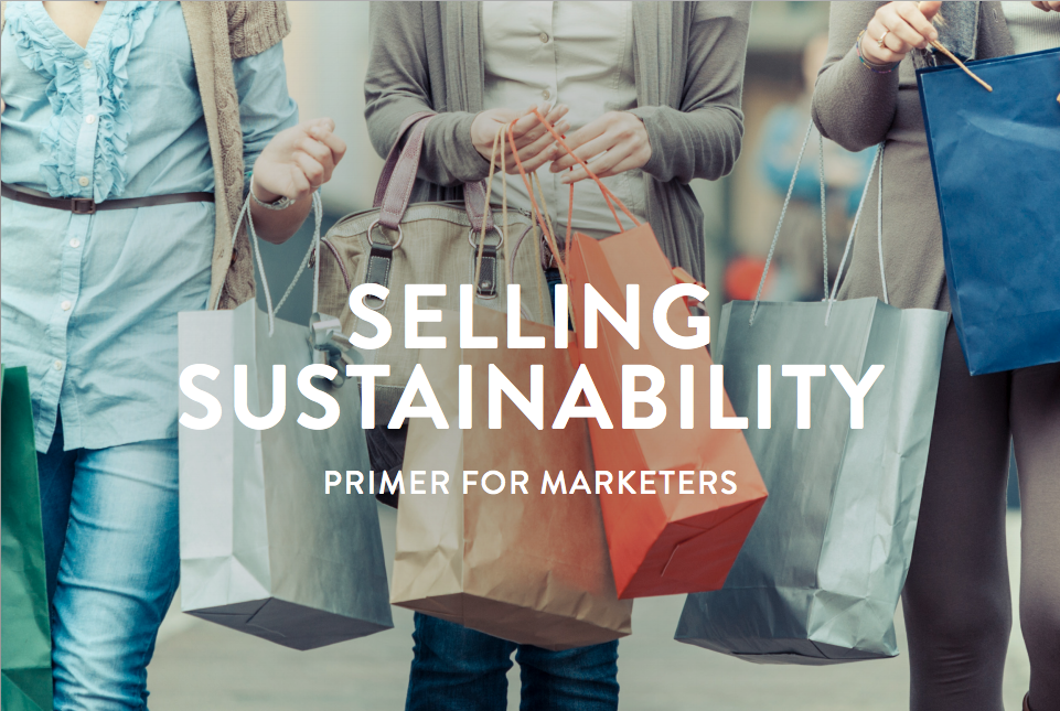 Selling Sustainability: Primer for Marketers cover