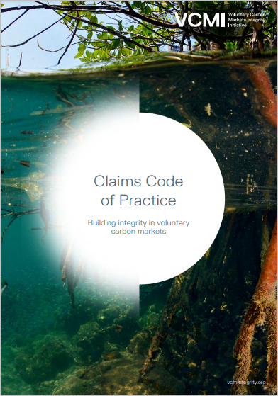 Claims Code of Practice: Building integrity in voluntary carbon markets cover
