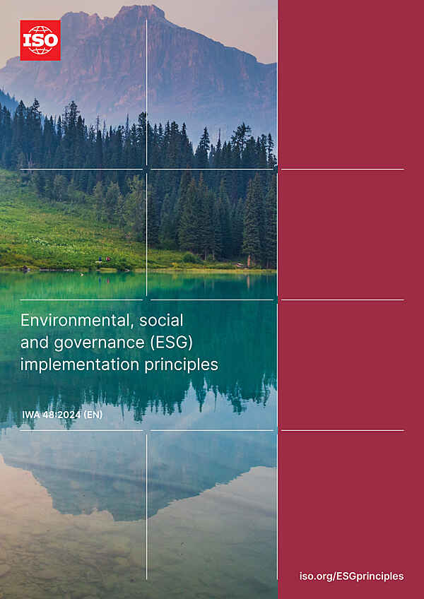 IWA 48:2024: Framework for implementing environmental, social and governance (ESG) principles cover