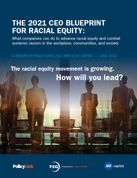 2021 CEO Blueprint For Racial Equity cover